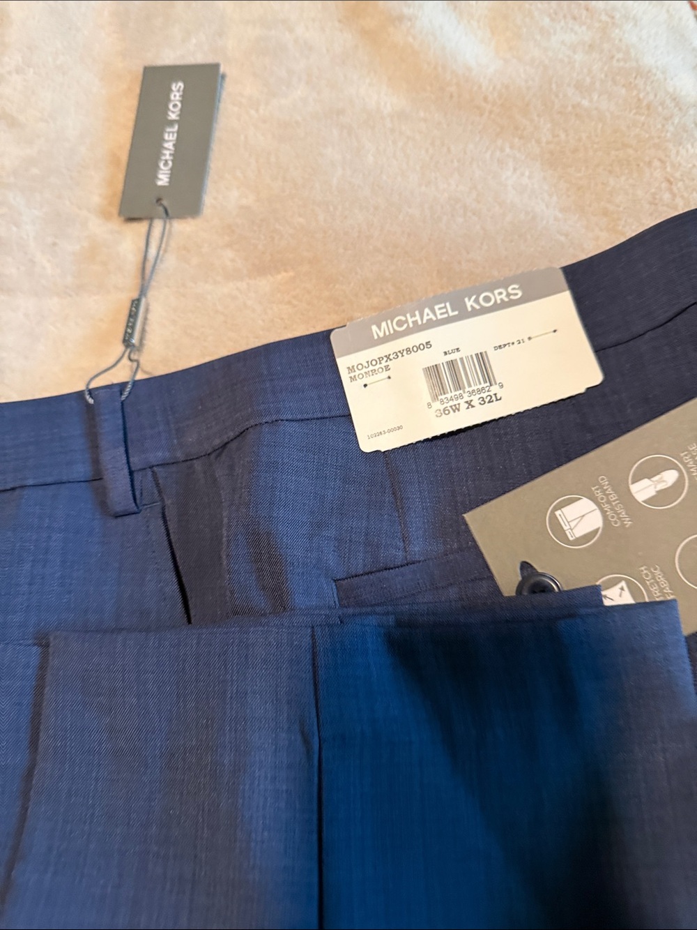 Michael Kors Men’s Dark Blue Dress Pants